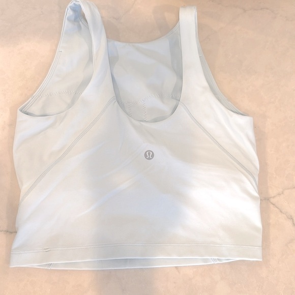 Lululemon high neck align tank size 4 blue - Picture 1 of 3